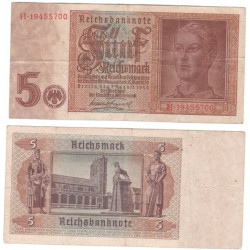 5 Reichsmark Reichsbank Série H
