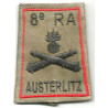 Fourreau d'épaule de la 2ème Batterie du 8ème Régiment d'Artillerie