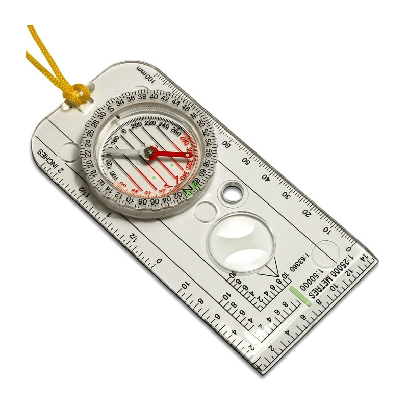 Boussole Militaire Af-4580 Avec Vue Lensatique, Étanche Et Résistante Aux  Secousses Avec Calculateur De Distance, Pochette P[u23]