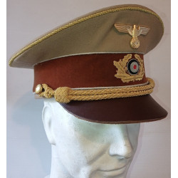 REPRODUCTION de la Casquette / Schirmmütze d'été d'Hitler