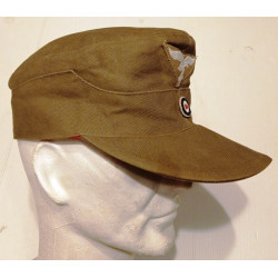 REPRODUCTION de Feldmütze Troupe / Sous-officier Afrika Korps Luftwaffe