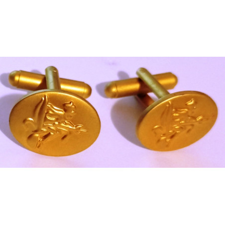 Boutons de manchettes du 152ème Régiment d'Infanterie - Diables Rouges