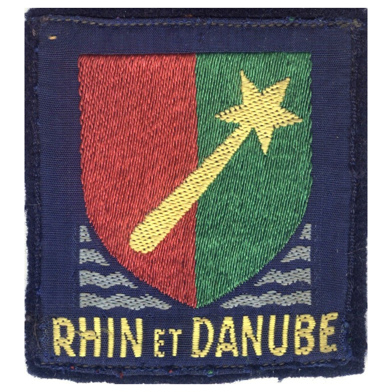 Insigne de bras 1ère Armée Française - Rhin et Danube (1)