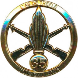 Insigne de béret 35ème Régiment d'Infanterie (ST)