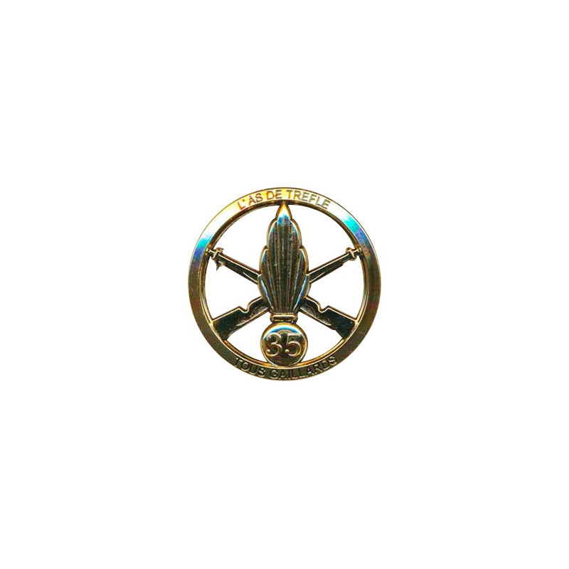 Insigne de béret 35ème Régiment d'Infanterie (ST)
