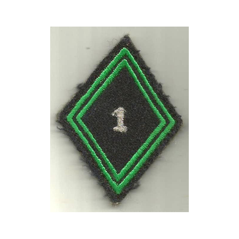 Losange de bras 1er Régiment de Chasseurs sous-officier / officier velcro