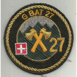 Ecusson du 27ème Bataillon du Génie - Armée Suisse