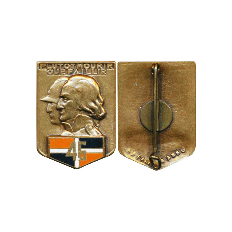 46ème Régiment d'Infanterie - 2 têtes - (A.B.)