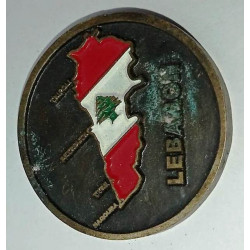 Coin EVAT 1er Régiment Etranger Cavalerie - GTIA Dragons - Force Commander Reserve 34 - Matriculé - Légion Etrangère au Liban
