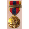 Médaille Défense Nationale "Or" 1er Type brillant + agraphe "Corps Européen" 1er Type