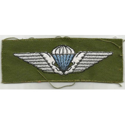 Brevet de Sauts Parachutiste brodé en tissu  - Armée royale danoise