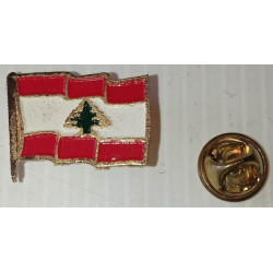 Pin's Drapeau Libanais - Souvenir d'OPEX militaire - Guerre du Liban