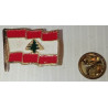Pin's Drapeau Libanais - Souvenir d'OPEX militaire - Guerre du Liban