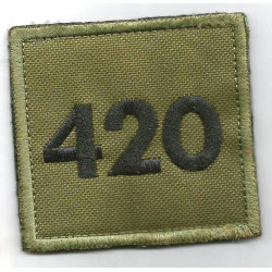 Ecusson camouflé velcro Opérations Extérieures 420ème D.S.L. - OPEX Guerre Division Sud Liban