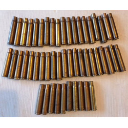 Lot de 50 étuis / douilles laiton allemands ww2 de 7,92mm Mauser tirés