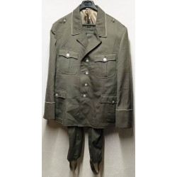 Uniforme complet: Vareuse + Pantalon Culotte de cheval Officier Armée de Terre NVA DDR - Allemagne de l'Est