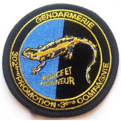 Ecusson 302ème Promotion 3ème Compagnie - Ecole Gendarmerie Nationale