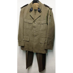 Tenue Hiver Lieutenant-colonel: Vareuse + Pantalon - 3ème Régiment de Hussards - 1973