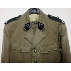 Tenue Hiver Adjudant-chef: Vareuse + Pantalon - 3ème Régiment de Hussards - 1974