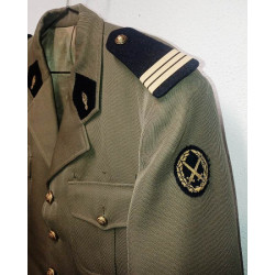 Vareuse Capitaine du C.D.A.T. / Centre Documentation Armée de Terre - 7ème Division Blindée - 1970