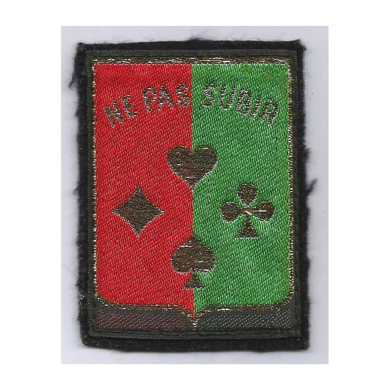 Ecusson de veste 14ème Division d'Infanterie à crochets