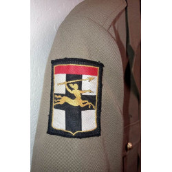 Tenue Hiver Officier: Vareuse + Pantalon Armée de Terre - Infanterie 7ème Division Blindée - 1982