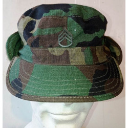 Casquette fourrée CAP COMBAT BDU de Sergent-chef - Armée Américaine USA - NEUVE