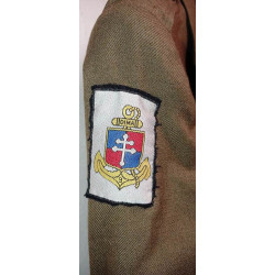 Vareuse de Marsouin Hiver Modèle 1959 - Régiments d'Infanterie de la 9ème Division d'Infanterie de Marine - 1967
