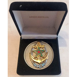 Médaille de table matriculée en écrin du Régiment d'Infanterie de Chars de Marine