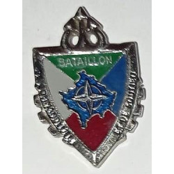 Réduction Pin's Insigne du Bataillon de Commandement et Soutien - OPEX Trident - Guerre Kosovo
