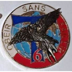 Réduction Pin's de calot de l'Insigne du 40ème Régiment de Transmissions - 6ème Compagnie