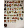 Collection complète de 50 Pin's de Sapeurs Pompiers du Département du Haut-Rhin (68)