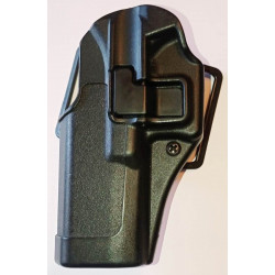 Holster gaucher noir Serpa CQC Blackhawk pour Pistolet Glock 17/22/31