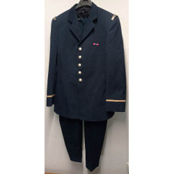 Tenue Bleu de France - Vareuse + Pantalon Adjudant Train des Equipages