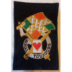 Ecusson brodé velcro du 1er Régiment d'Artillerie - 5ème Batterie de réserve