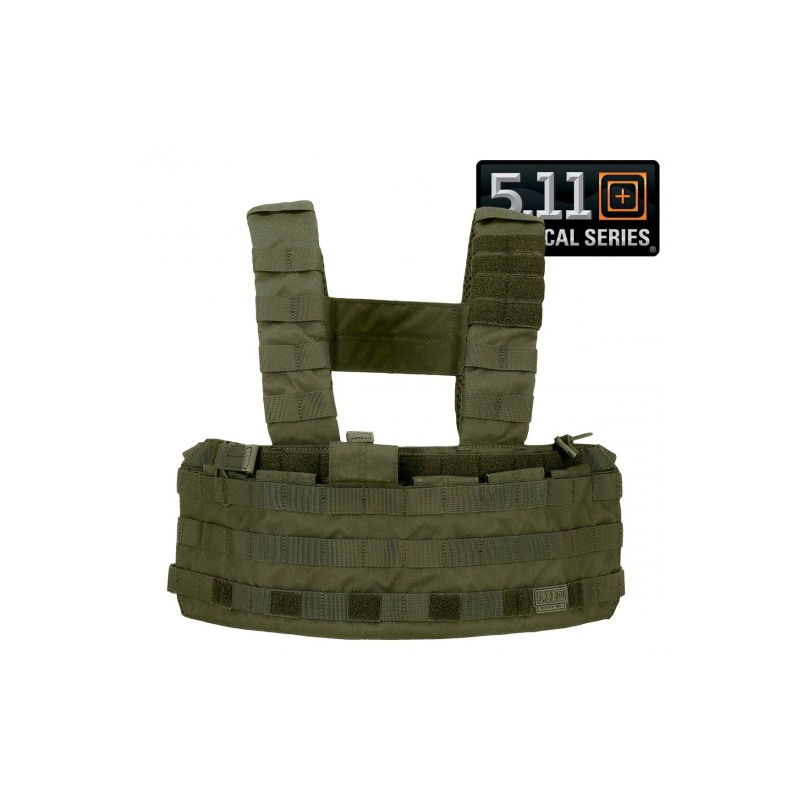 Gilet Chest Rig / Harnais de Combat TacTec kaki 5.11 Occasion Gilet Chest Rig / Harnais de Combat TacTec kaki 5.11 Occasion