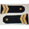 Paire Epaulettes à rabats de Second Maître - Marine Nationale - 1er Type