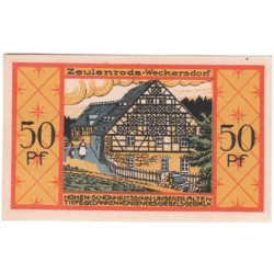 50 Pfennig Zeulenroda - Weckersdorf