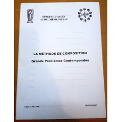 E.N.S.O.A. : Manuel Méthode de Composition - Grands Problèmes Contemporains