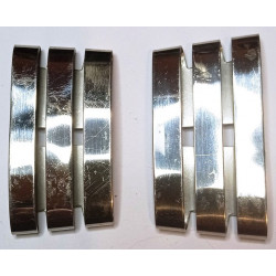 Paire de grades d'épaules de Capitaine métalliques Armes Blanches