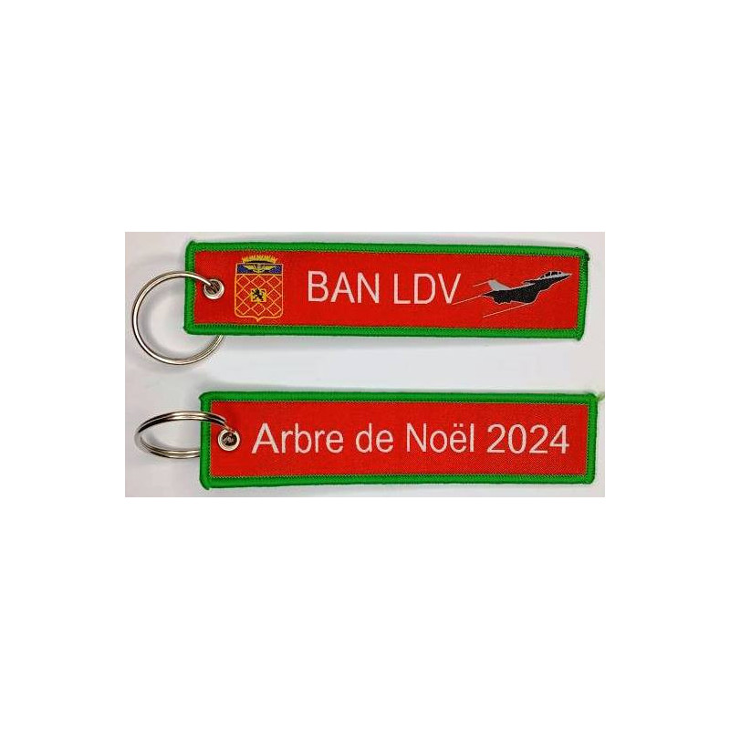 Porte-Clés Flamme : Base AéroNavale de Landivisiau - Arbre de Noël 2024 / Marine Nationale