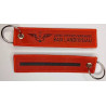 Porte-Clés Flamme : Base AéroNavale de Landivisiau - Carré Officiers Mariniers - Rouge / Marine Nationale