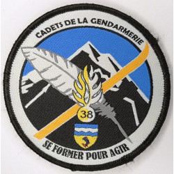 Ecusson Cadets de la Gendarmerie 38 Isère