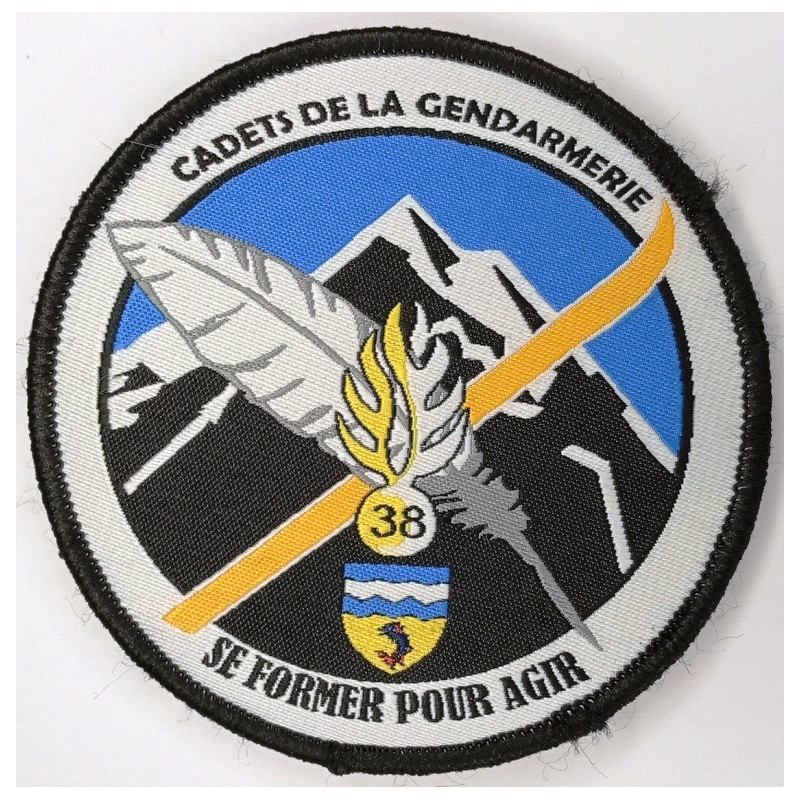 Ecusson Cadets de la Gendarmerie 38 Isère