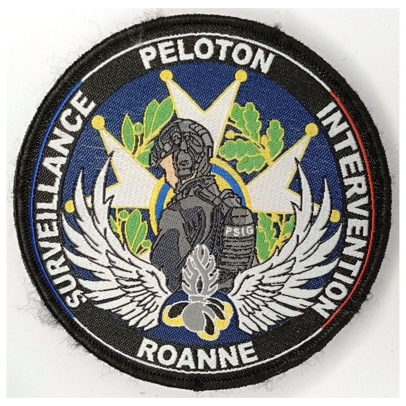 Ecusson Gendarmerie Départementale - Peloton Surveillance Intervention / PSIG de Roanne