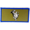 Ecusson velcro de Compagnie du 7ème Bataillon de Chasseurs Alpins - Petit Modèle Listel Bleu