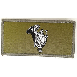 Ecusson velcro de Compagnie du 7ème Bataillon de Chasseurs Alpins - Petit Modèle Listel Gris