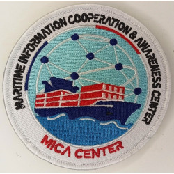 Ecusson Velcro du MICA CENTER - Maritime Information Coopération & Awareness center / Marine Nationale