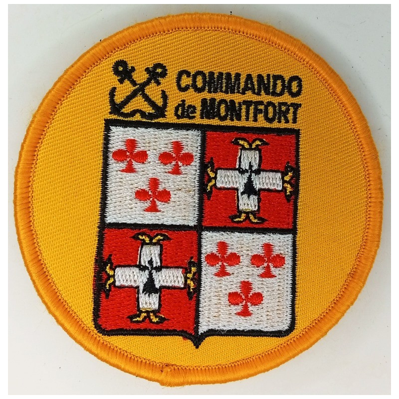 Ecusson Velcro du Commando de Monfort - Forces Spéciales / Fusilliers Marins Commandos - FUMACO / Marine Nationale