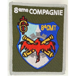 Ecusson Velcro Rectangulaire de la 8ème Compagnie de Maintenance Multi-Technique du 6ème Régiment du Matériel